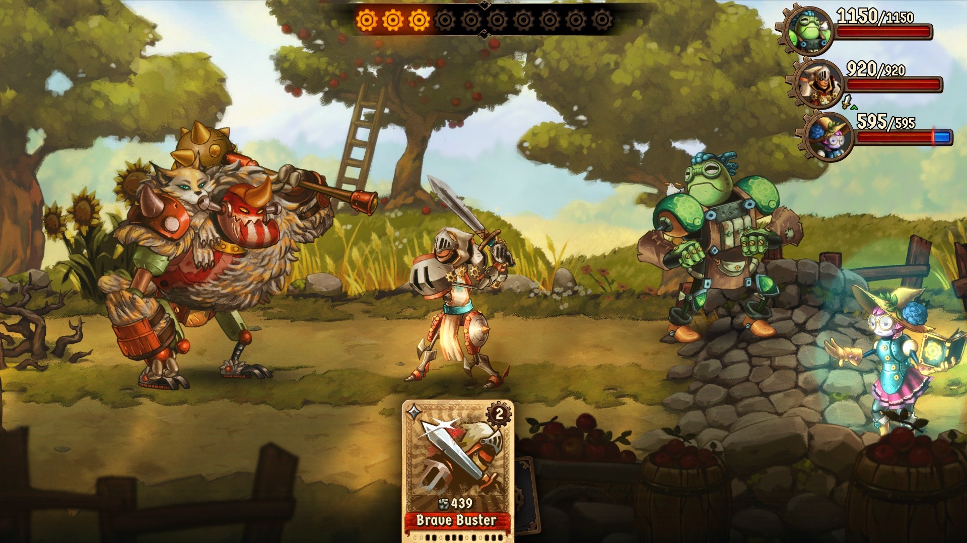 SteamWorld Quest: Hand of Gilgamech